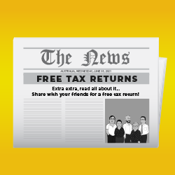 Share Gotax with your friends to receive a free 2021 online income tax return